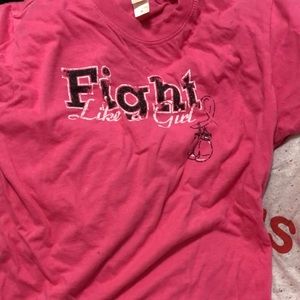 Fight like a girl T-shirt